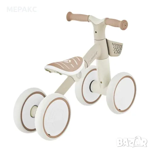 Обучително колело Globber Learning Bike ECOLOGIC в цвят kокос, снимка 2 - Детски велосипеди, триколки и коли - 55653642