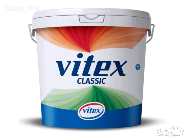 Vitex 10 литра тонирана в розово интериорна латексова боя 