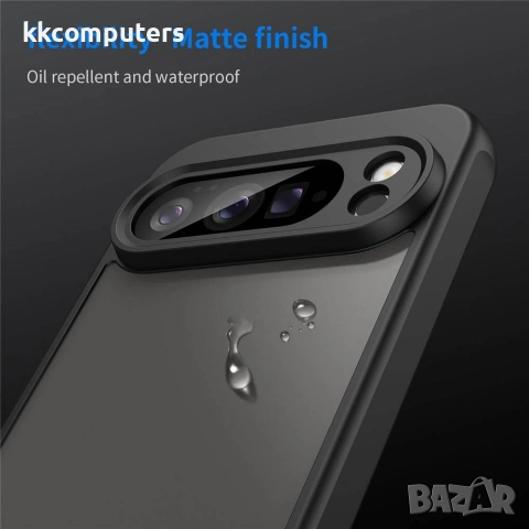 Google Pixel 10 Pro XL Калъф - Матов, PC+TPU, Въздушни възглавници, 4 цвята, снимка 10 - Калъфи, кейсове - 55112468