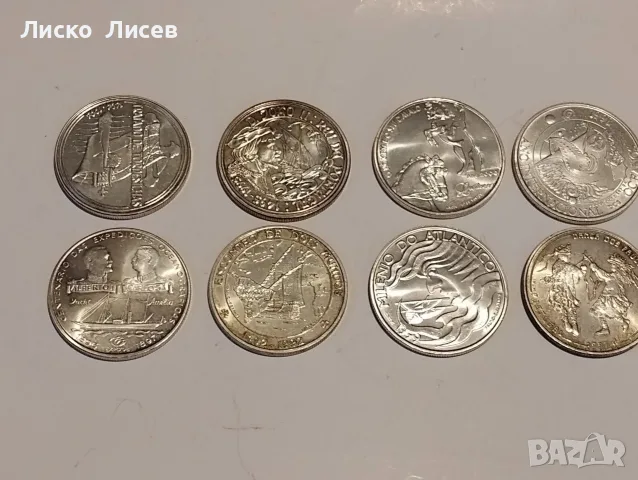 До 16.08.2026г. 8 броя сребърни монети по 1000 ескудо Португалия, снимка 2 - Нумизматика и бонистика - 55636172