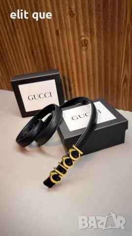 колани от естествена кожа в кутия Gucci 