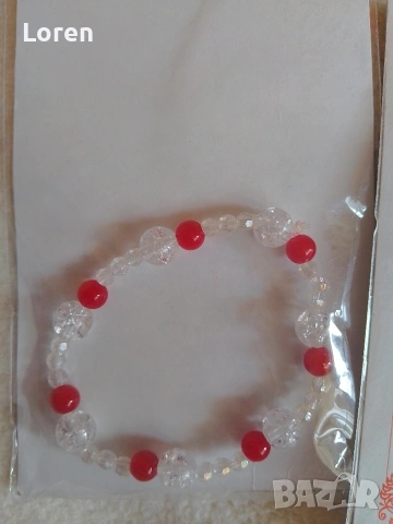 Ново!Гривни за Св.Валентин баба Марта , снимка 8 - Гривни - 48911300