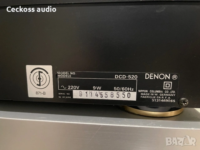 Denon DCD-520 – Vintage Hi-Fi CD Player + дистанционно / Japan, снимка 5 - Ресийвъри, усилватели, смесителни пултове - 54721797