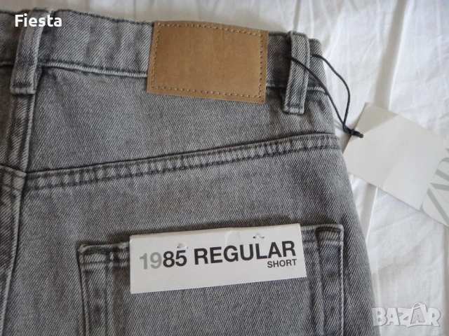 Нови дамски къси дънки Zara, размер 36, снимка 3 - Къси панталони и бермуди - 54227344