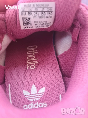 adidas superstar pink 16cm детски маратонки тенис спорт, снимка 3 - Детски маратонки - 54170605