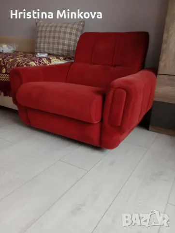 Продавам много запазен фотьойл, снимка 2 - Дивани и мека мебел - 55341011