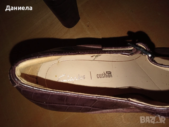 Продавам дамски официални, много елегантни обувки CLARKS, Естествена кожа, снимка 9 - Дамски обувки на ток - 53685760