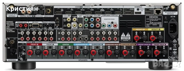Ресивер за домашно кино Denon AVR-X4100w, снимка 3 - Ресийвъри, усилватели, смесителни пултове - 54044802