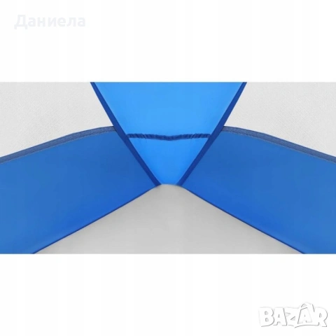 Семейна палатка XXL за плаж и градина с UV50+ защита и водоустойчив под – 273x195x177 см, снимка 5 - Палатки - 54767571