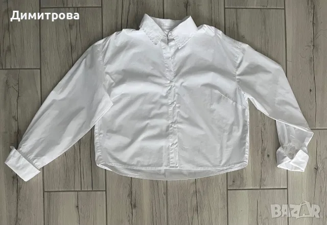 Нова бяла памучна ризка, снимка 2 - Ризи - 55329123