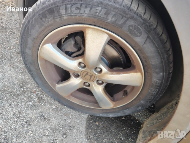 Джанти с гуми Honda 16 ки, снимка 4 - Гуми и джанти - 54488888
