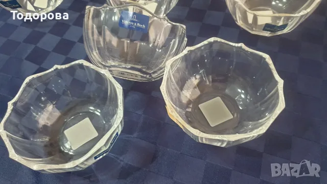 Комплект кристални купички " Villeroy Boch My Garden" , снимка 3 - Сервизи - 55412249