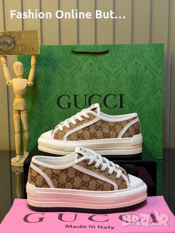 Дамски кецове Gucci, снимка 3 - Дамски ежедневни обувки - 54663648