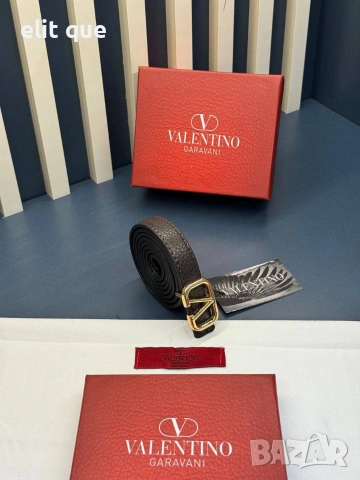 колани от естествена кожа в кутия Valentino garavani 2см, снимка 3 - Колани - 55097765
