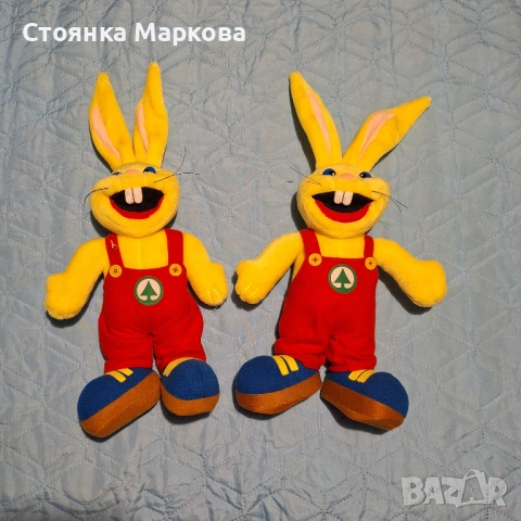 Две плюшени зайчета, снимка 2 - Плюшени играчки - 54803042