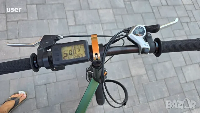 Сгъваем електрически велосипед 20" MATE City Foldable e-Bike - 250w сгъваемо електрическо колело, снимка 6 - Велосипеди - 55692491