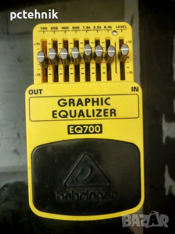 Behringer EQ700 Graphic Equalizer – 7-лентов китарен еквалайзер, снимка 2 - Други - 54659360