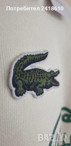 Lacoste Loose Fit Cotton Mens Size 4 - M НОВО! ОРИГИНАЛ! Мъжка Блуза!, снимка 13 - Блузи - 54886834