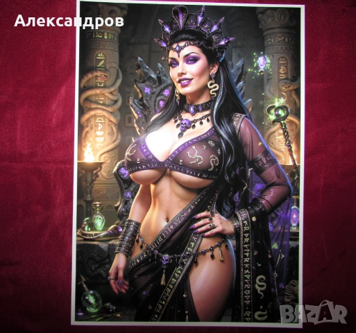 Готик плакати на мацки А4, подходящи за подарък фантастика anime секси еротика аниме, снимка 12 - Други ценни предмети - 54430143