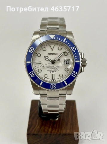 Нови часовници Yacht-Master (Seiko custom mod), снимка 6 - Мъжки - 54762462