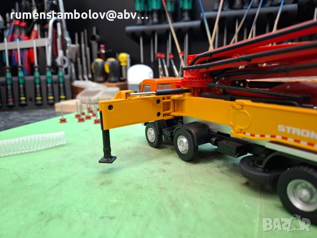 КамАЗ бетон помпа - конверсия, 1:43, снимка 7 - Колекции - 54120202