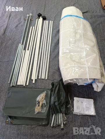 Сафари рум за кемпер. Thule G1 Safari Room 5500 Tristor 3.10м лице. Височина 249-264cm , снимка 15 - Палатки - 54383097
