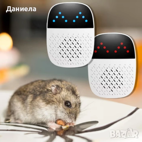 Ултразвуков репелер срещу мишки, плъхове и насекоми – Покритие до 300 м², снимка 4 - Други стоки за дома - 54412300