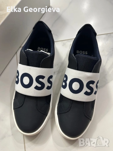 Оригинални спортно-елегантни обувки BOSS, снимка 4 - Детски обувки - 55063572