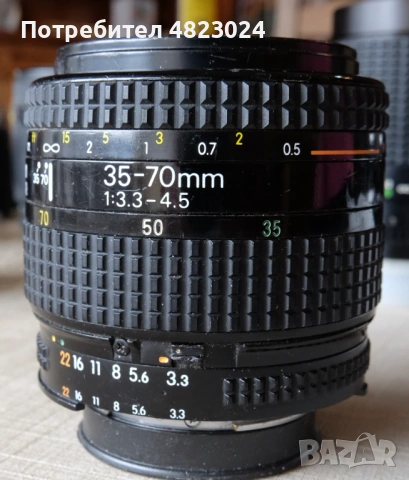 Nikon AF NIKKOR 35-70MM F3.3-4.5 Lens. Nikon F Mount, снимка 2 - Обективи и филтри - 54504286