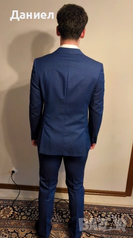 Мъжки Костюм Teodor + Риза - като нов, снимка 3 - Костюми - 54307705