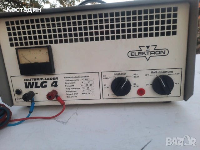 Токоизправител,зарядно Немско  Elektron WLG 4  6-12-18-24v  , снимка 7 - Друга електроника - 54889081