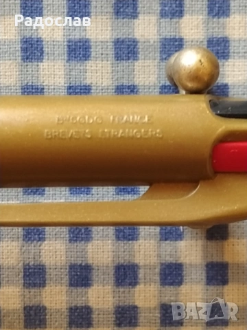 стара френска 4-цветна химикалка BIC, снимка 5 - Ученически пособия, канцеларски материали - 54463940