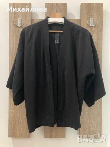 Черно кимоно, сако на Lin Apparel, снимка 2 - Сака - 55655515