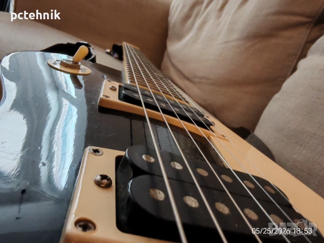 Електрическа китара Epiphone Les Paul Standard (С подбрани адаптери + Видео), снимка 6 - Китари - 54670834