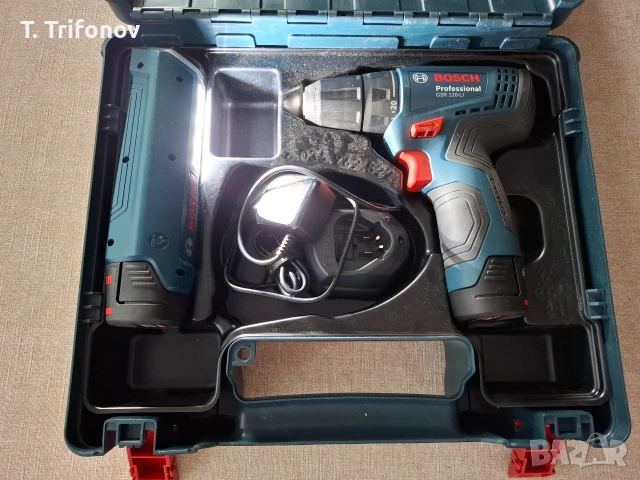 BOSCH Professional gsr-120LI+лампа и куфар