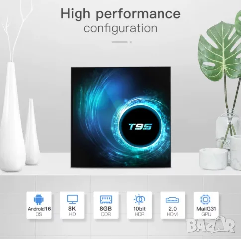 Android Smart TV box T95, снимка 15 - Приемници и антени - 55473238