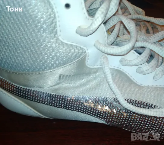 PUMA Оригинал Дамски Кожени Маратонки Запазени 39 , снимка 17 - Маратонки - 55495967