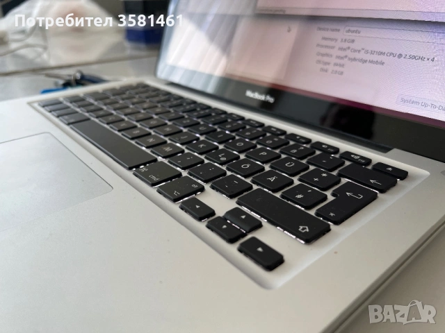 Macbook Pro 2012 mid, 500 gb 4gb рам 13 инчов, снимка 3 - Лаптопи за работа - 54693338