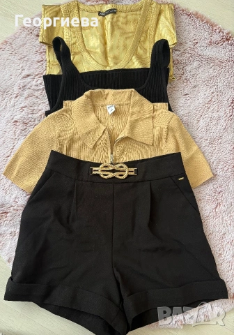 Лот от три потника и къси панталонки Guess