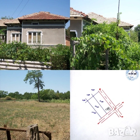 Дворно място 2700 кв.м. с къща в село Полковник Дяково, община Крушари