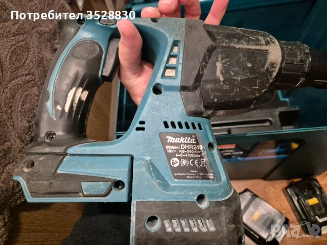 Макита акумулаторен перфоратор 18V Makita DHR243 с куфар Макпак 4 Makpac 4, снимка 5 - Други инструменти - 54148313