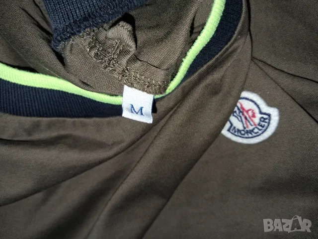 2 броя - Moncler maglia T-Shirt и polo manica corta (М) и (L) мъжка спортна тениска, снимка 7 - Тениски - 46628995