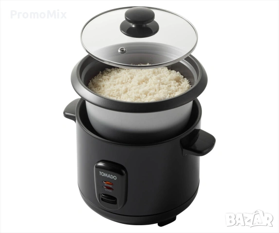 Оризовар Tomato TRC1001B 400W Уред за варене на ориз Оризоварка, снимка 3 - Уреди за готвене на пара - 54351819