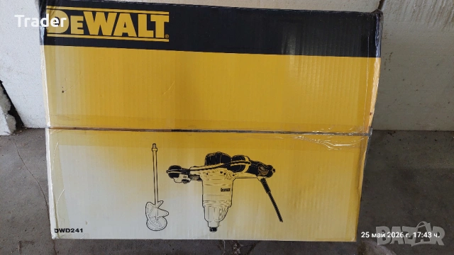 Бърклка DeWALT DWD 241 1800W 725 rpm, снимка 4 - Миксери за бои - 54723270