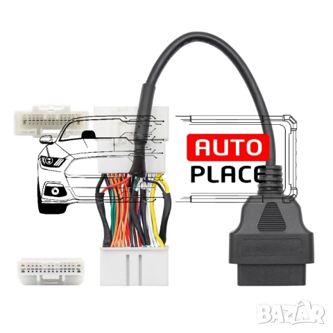 Кабел / Преходник / Адаптер 26 пина Tesla Model 3 / Y Delphi Autocom, снимка 5 - Аксесоари и консумативи - 53973013