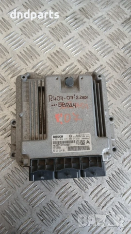 Компютър Peugeot 407 2.2 HDI 2007 0281012478 9663731480