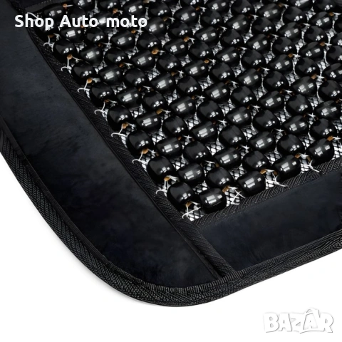 Масажен протектор за седалка Automat-86x43см, Масажор, Черен и Сив, снимка 8 - Аксесоари и консумативи - 54052671