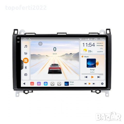 Мултимедия за Mercedes A W169 / B W245 / Vito Viano W639 / Sprinter / VW Crafter Навигация CarPlay, снимка 2 - Аксесоари и консумативи - 55030905