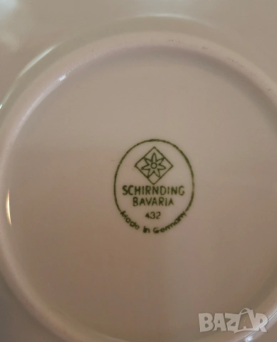 Порцеланови плата - Schirnding Bavaria, снимка 5 - Чинии - 52648349