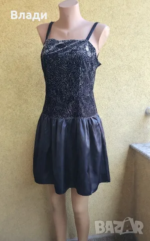 Винтидж Комплект Рокля + Болеро Сако - 80s Party Style - S/M, снимка 4 - Рокли - 55569982